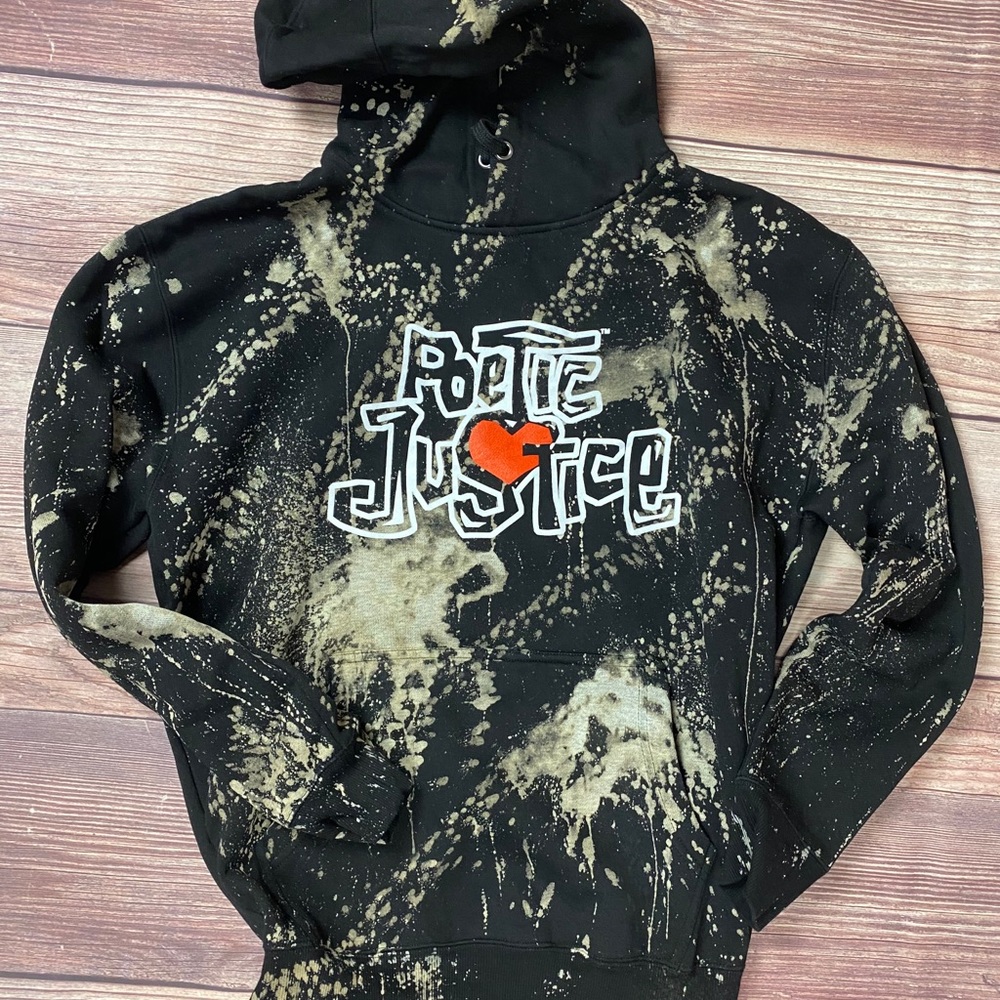 Poetic Justice Custom Hand Dyed Hoodie